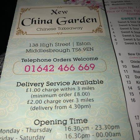 New China Garden Chinese Takeaway